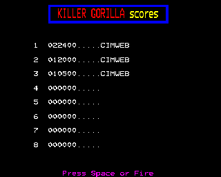 Killer Gorilla